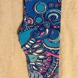 Lily Pulitzer Maia Leggings Sea Jewels Size 12-14 Juniors XL